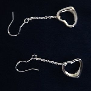 SALE! Brand New Silver Heart Earrings